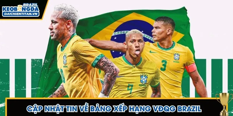 Cập nhật tin về bảng xếp hạng VĐQG Brazil